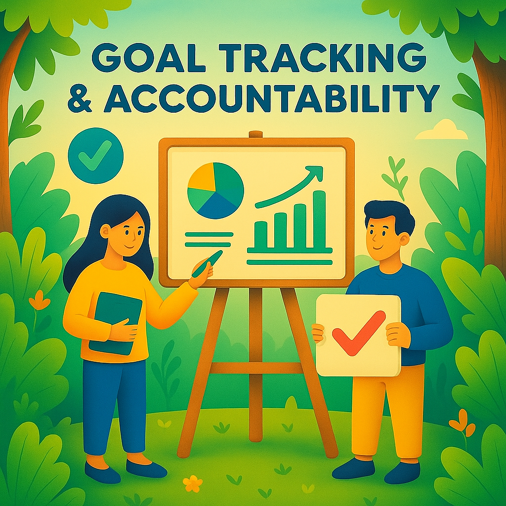 Goal tracking and Accountability  image